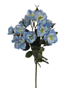 51cm Wild Rose Spray Blue
