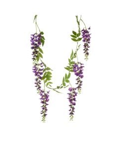 Wisteria Garland 180cm Purple
