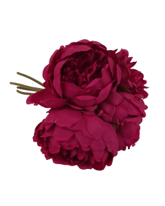 28cm Beauty Peony Posy x 5 Heads