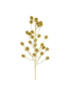 Pom Pom Spray 77cm Gold