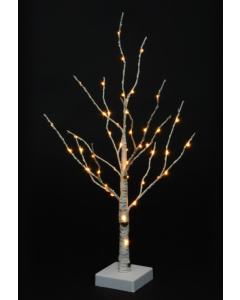 B/O Birch Tree 50LED w/Timer