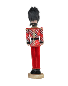 78cm Fabric Tartan Soldier Orn.