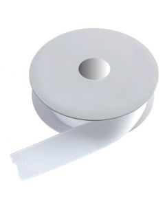 25mm x 20mtr Double Faced Satin White