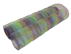 Eleganza Deco Mesh Colourful Check 53cm x 9.1yds