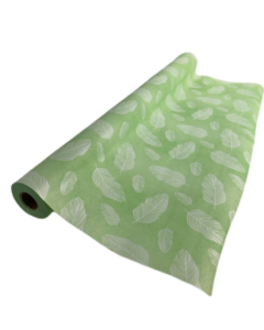 Lime Feather Cello Deluxe Flwr 60cm x 25mts