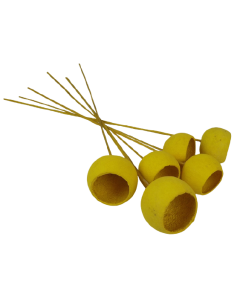 50cm Bell Cup Stem Yellow