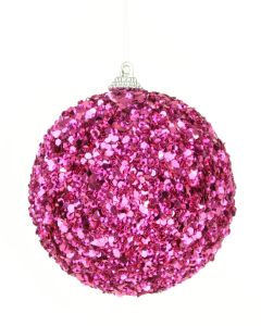 Shimmer Glitterball 8cm Magenta