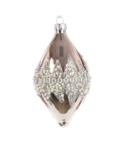 GLASS Abbyjean Finial 12cm