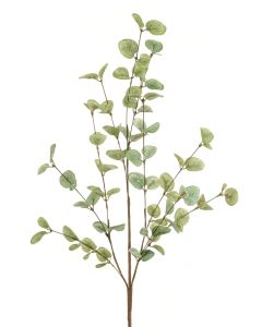 Eucalyptus Spray 85cm Green W/Silver Glitter