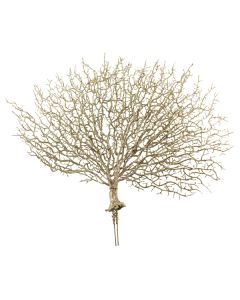 50cm Glittered Coral Pick Champagne