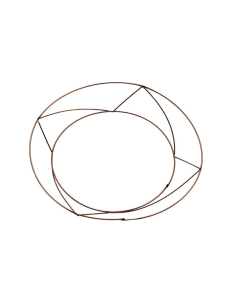 10" Raised Wreath Rings x 20