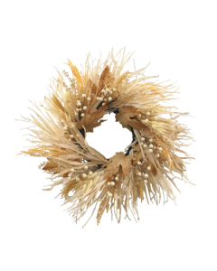 50cm Autumn Grass Foliage Wreath