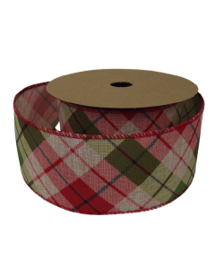 Cairngorms Tartan Ribbon 63mm x 10yds