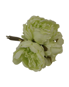 28cm Green Peony Posy