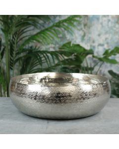 Hampstead Bowl Large Silver H11 x Dia34cm
