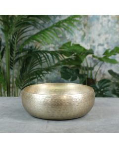 Hampstead Bowl Medium Matt Champagne H8 x Dia24cm