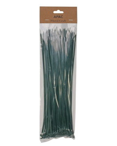 30cm Dark Green Cable Ties Pack Of 100