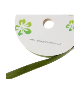 25mm Double Faced Satin - Moss Green (25mm x 20m)