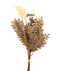 56cm Foliage and Berry Bundle Green