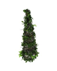 25cm Leaf Cone Tree Green
