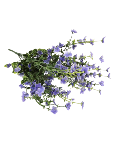 45cm Blossom Foliage Bouquet Blue
