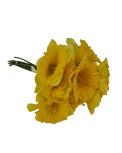Daffodil Bunch Yellow (9 Heads, 33cm Length)