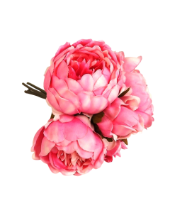 28cm Baby Pink Peony Posy