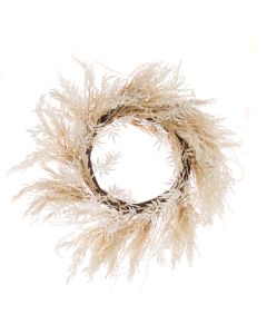 Natural Reed Wreath 53cm