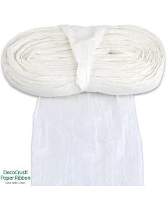 Paper Crush Ribbon Extra Wide x 20mtr White