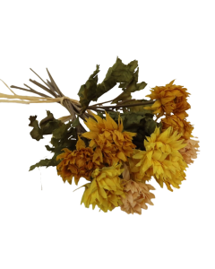 Vintage Strawflower Bundle 30cm Yellow