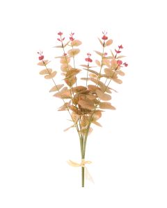 Eucalyptus W/Berries Bundle 50cm Light Green