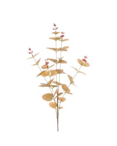 Eucalyptus W/Berries Spray 74cm Light Green