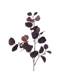 Luxe Eucalyptus Spray 81cm Aubergine