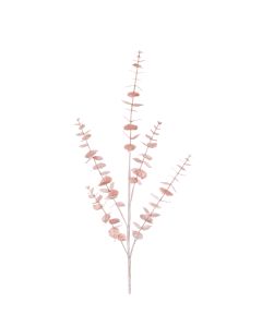Metallic Eucalyptus Spray 90cm Pink