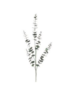 Metallic Eucalyptus Spray 90cm Green