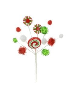 Peppermint/Pompom Pick 26cm