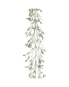 Frosted Mistletoe Garland 180cm