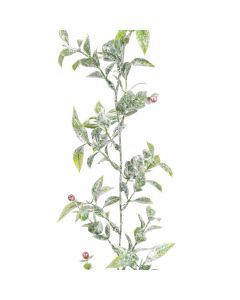 Sparkle Leaf Berry Garland 180cm