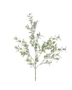 Sparkle Leaf Berry Spray 71cm Green/Red
