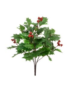 Holly Bush w/Berries 48cm Variegated