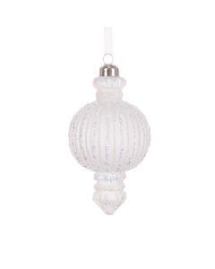 GLASS Nelma Finial 13cm