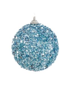 Shimmer Glitterball 8cm Blue