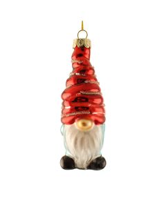 11cm Glass Gonk Red