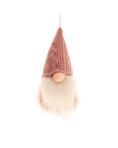 11cm Fabric Gonk Hanger Pink