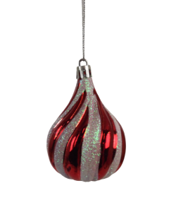 90mm Swirl Drop Decoration
