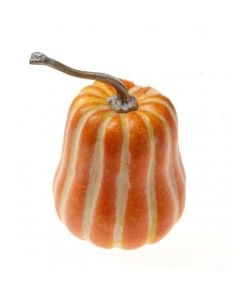 Small Artificial Butternut Pumpkin - Orange/Yellow (17cm)