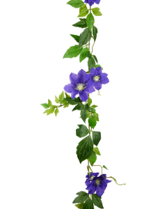 Clematis Garland 137cm Purple