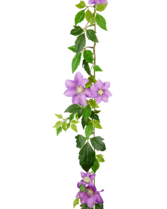 Clematis Garland 137cm Lavender