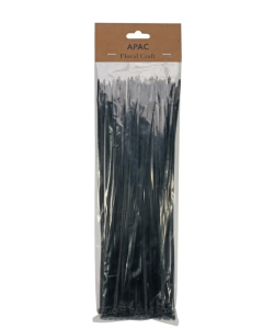 30cm Black Cable Ties Pack Of 100