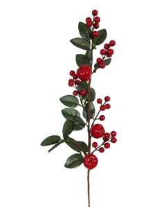 Single Natural Berry Spray 60cm